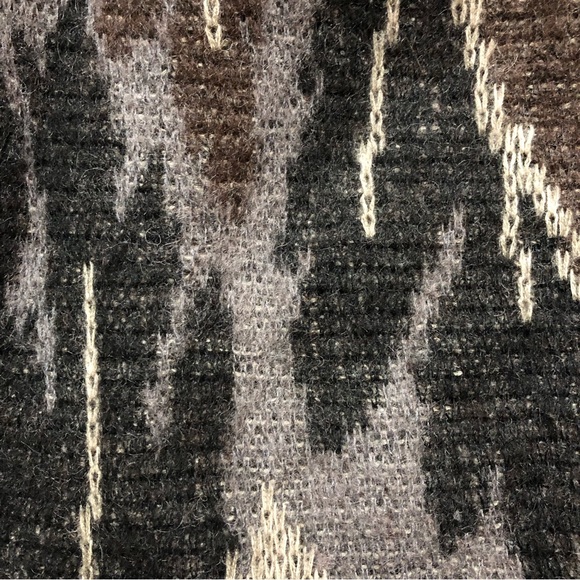 Vintage Wool & Mohair Long Open Front Cardigan - Picture 13 of 17